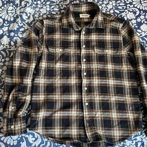 Taylor Stitch Admiral Plaid Ledge Shirt 38/Small